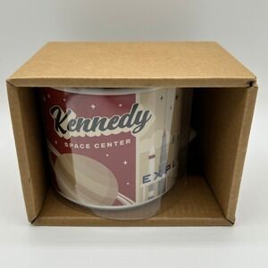 Kennedy Space Center 14oz Mug‎ Limited Edition Collectible Retro Planet NASA NEW